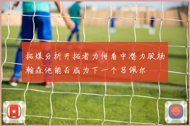 拓媒分析开拓者为何看中潜力股杨瀚森他能否成为下一个吕佩尔